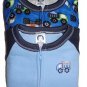 Boy's Size 3T Construction Dumptruck Set of 2 Fleece Footed Blanket Pajama Sleep