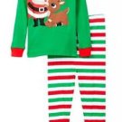 Rudolph Boy's Size 3T OR 4T Santa's Helper Christmas Pajama Set