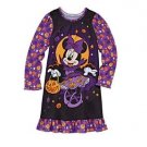 Minnie Mouse Girl's Size 2, 3 OR 4 HALLOWEEN Pumpkin Nightgown, Nightshirt