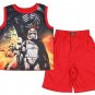 Star Wars The Force Awakens Boys Size 6/7 Shorts Tank Pajama Set