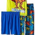 Boy's Size 8 OR 10/12 Tyrannosaurus Rex, T-Rex Dinosaur 3-Piece Pajama Set