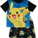 Pokemon Boy's Size 4 Pikachu Pajama Shorts Set