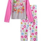 Girl's Size 8 Team Shopkins Apple Blossom, Poppy Fleece Pajama Set