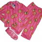DISNEY PRINCESS Girl's Size 4 Royal Striped Pajama Coat and Slipper Set