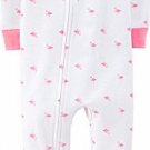 Carter's Girl's Size 24 Months Flamingo Bird Cotton Footed Pajama Sleeper
