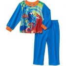 FINDING DORY Boy's 3T Flannel Hank, Nemo Pajama Set