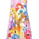 Princess Belle, Cinderella, Rapunzel, Ariel 6/6X Tank Nightgown, Pajama Gown