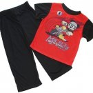 DISNEY MICKEY MOUSE Motor Sports Motorcycle Size 4T Pajama Pants Set,