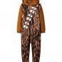 STAR WARS Boy's Size Medium 8-10 CHEWBACCA Wookie Footless Pajama Sleeper