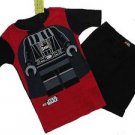 LEGO STAR WARS Boy's Size 6 Darth Vader Pajama Shorts Set
