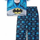 Boy's Size 8 BATMAN Superhero, Polyester Jersey Pajama Set