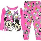 DISNEY MINNIE, MICKEY And DAISY, DONALD DUCK Girl's 3T, 4T OR 5T Pajama Set