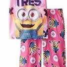 Despicable Me Girls' Size 4 Tres Cute 2-Piece Pajama Set