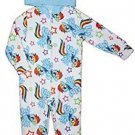 MY LITTLE PONY Girl's 8 OR 10 Fleece Hooded Pajama Sleeper, Rainbow Dash