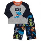 Carter's Boy's 2T Triceratops Dino Mom Say's I Rock Pajama Set