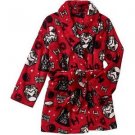 STAR WARS Boy's Size 8 OR 10/12 Fleece Bath Robe, Galactic Empire Bathrobe