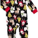CARTER'S 24 Months Microfleece Fleece Pajama Sleeper, Christmas, Santa, Reindeer
