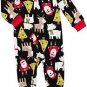 CARTER'S 24 Months Microfleece Fleece Pajama Sleeper, Christmas, Santa, Reindeer