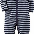 Carter's Striped Monkey Baby Boy's Terry Sleep & Play Size 3 Months