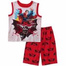 BATMAN And SUPERMAN Together We Fight Boy's Size 10/12 Pajama Shorts Set