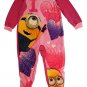 DESPICABLE ME I Heart Minions Size 6 OR 8 Footed Pajama Blanket Sleeper