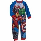 MARVEL AVENGERS Boy's Size 10/12 Fleece Blanket Pajama Sleeper