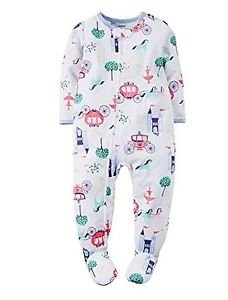CARTER'S Girl's 5T Cinderella Fairy Tale Footed Pajama PJ Sleeper