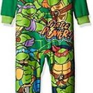 TEENAGE MUTANT NINJA TURTLES Boys 4T TURTLE POWER Fleece Pajama Sleeper