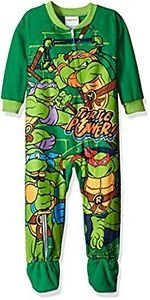 TEENAGE MUTANT NINJA TURTLES Boys 3T TURTLE POWER Fleece Pajama Sleeper