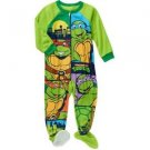 TEENAGE MUTANT NINJA TURTLES Boys 3T Fleece Pajama Sleeper