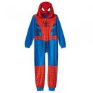 THE AMAZING SPIDERMAN SPIDER-MAN Boy's Size 8 Hooded Fleece Pajama Sleeper