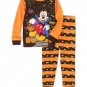 Disney Mickey Mouse Size 3T, 4T OR 5T Glow-in-The-Dark Halloween Pajama Set