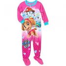 PAW PATROL Girls 3T Skye, Marshall and Everest Fleece Footed Pajama Sleeper