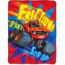 BLAZE and the Monster Machines Plush Fleece Blanket Throw