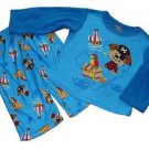Baby Boy's 12 Months Pirate Puppy Polyester Flannel Pajama Pants Set