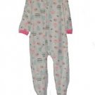 Carter's Girl's Size 4T Desserts, Sweets Fleece Footed Pajama Sleeper