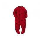 Carter's Red Moose Baby Boy's Fleece Zip-up Sleep & Play Size 3 Months