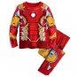 DISNEY MARVEL AVENGER IRONMAN IRON MAN Costume Pajama Set, Size 5, 6, 7 OR 8