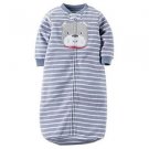 Baby Boy's 0-9 Months Striped Puppy Dog Fleece Sleepsack, Sleeper