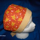 SURGICAL SCRUB CAP HAT PIXIE EASY FIT GINGERBREAD COOKIES CHRISTMAS
