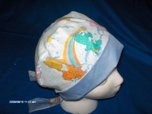 CAREBEARS PIXIE SCRUB CAP HAT HANDCRAFTED