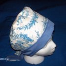SURGICAL SCRUB CAP HAT PIXIE EASY FIT BLUE TOILE
