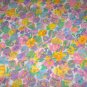 Surgical Scrub Hat , Chemo Cap Easy Fit PIXIE BONNET BRIGHT FLOWERS & EASTER EGGS