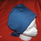 Ladies Reusable Cloth Surgical Medical Pixie Scrub Cap Solid Navy Blue