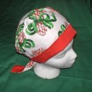 Ladies Women affordable medical surgical scrubs caps Christmas PEPPERMINT CANDY CANES