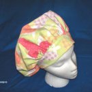 Ladies Womens Banded Bouffants BIG BIG BUTTERFLIES Handcrafted Scrub Hats