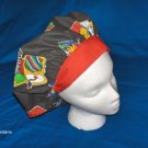 Ladies Surgical Scrub Hat Cap Banded Bouffant HERE COME THE CLOWNS