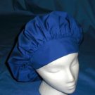 Ladies Surgical Medical Scrub Hat Caps Banded Bouffant ROYAL BLUE