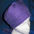 Ladies Scrubs Scrub Caps Hat Pixie Surgical Medical Cap Hats SOLID PURPLE