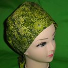 Lots Of Green Nurses Surgical Scrubs Scrub Caps Ladies Pixie Hat Cancer Recovery Hats